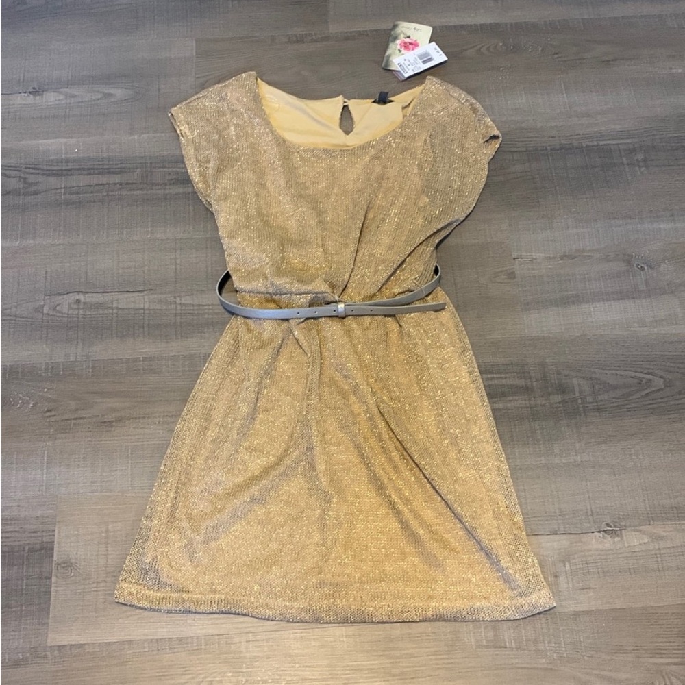 Lily Rose Gold Dress